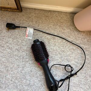 Revlon Black and Pink Hair Dryer Brush